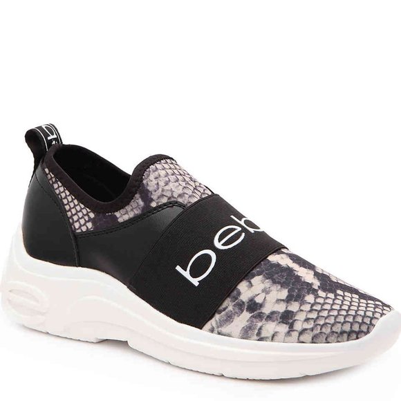 Bebe Ladd Snake Skin Sneaker Size 8 - Picture 2 of 3